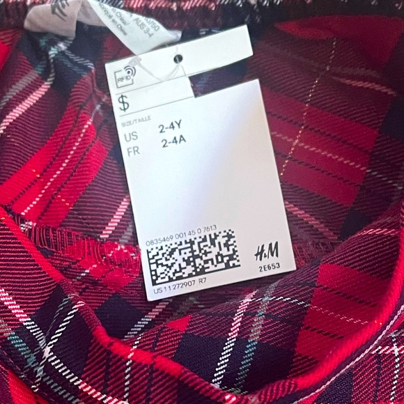 Red plaid flannel skirt! NWT - Picture 3 of 4
